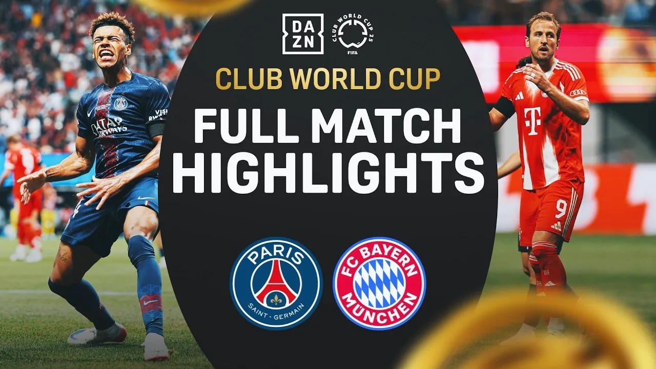 ไฮไลท์ฟุตบอล ปารีส แซงต์ แชร์กแมง ฝรั่งเศส เฉือน บาเยิร์น มิวนิค เยอรมัน 2-0 รอบ 8 ทีมสุดท้ายศึกฟีฟ่า คลับ เวิลด์ คัพ 2025 06/07/2568