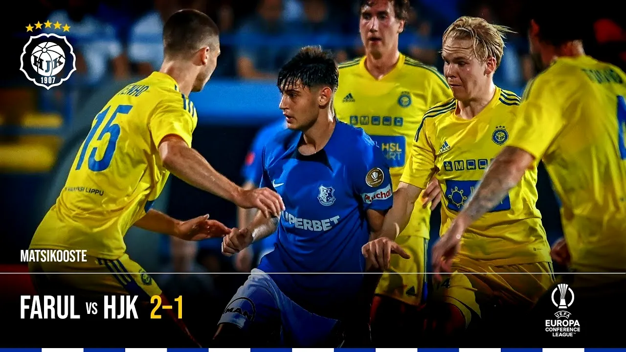 dooball69.com ขอเสนอไฮไลท์ศึก UECL ฟารูล คอนสแตนต้า เฉือนชนะ เอชเจเค เฮลซิงกิ 2-1 ในเกมยูฟ่า ยูโรป้า คอนเฟอเร้นซ์ลีก