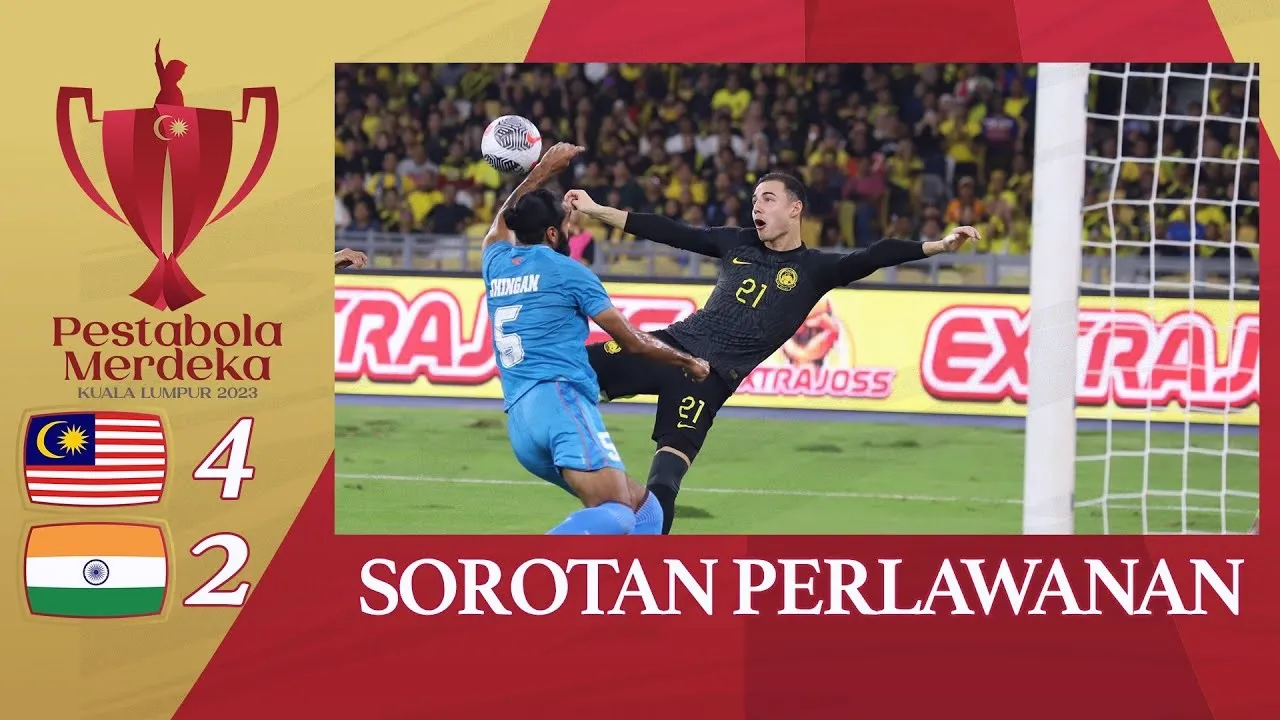 ไฮไลท์ฟุตบอลกระชับมิตรทีมชาติ 2023 : มาเลเซียถล่มอินเดีย 4-2 เกมดุเดือดครบรส 14 ตุลาคม 2566