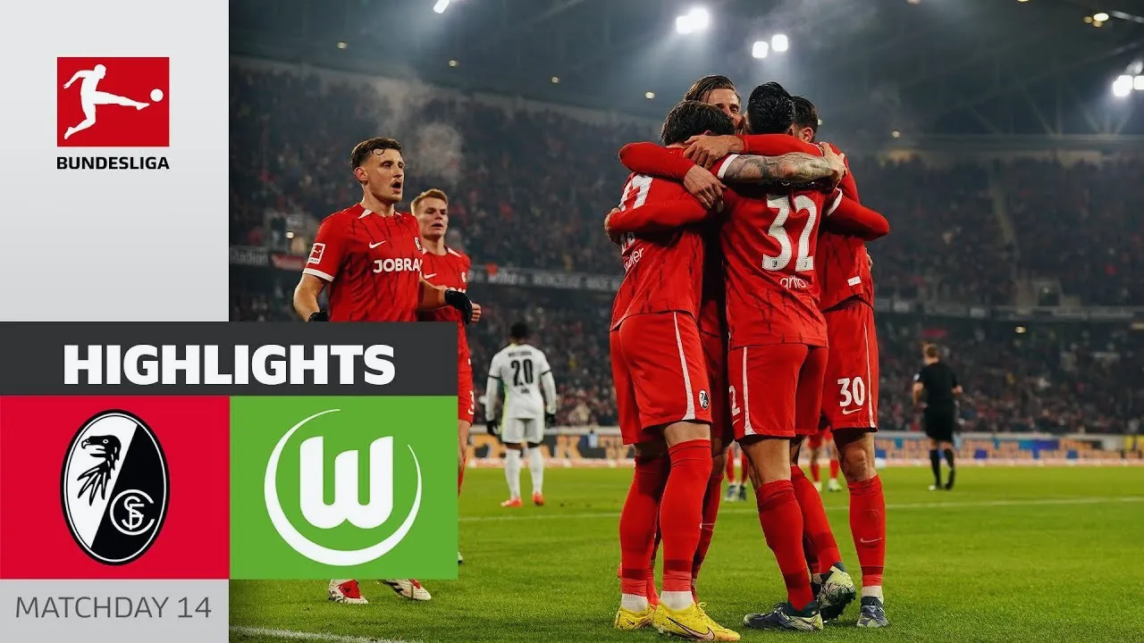 dooball69.com พาเจาะไฮไลท์เด็ดบุนเดสลีก้า 14 ธันวาคม 2567 ไฟร์บวร์กเปิดบ้านเฉือนโวล์ฟสบวร์กสุดมัน 3-2 เดือดครบรส