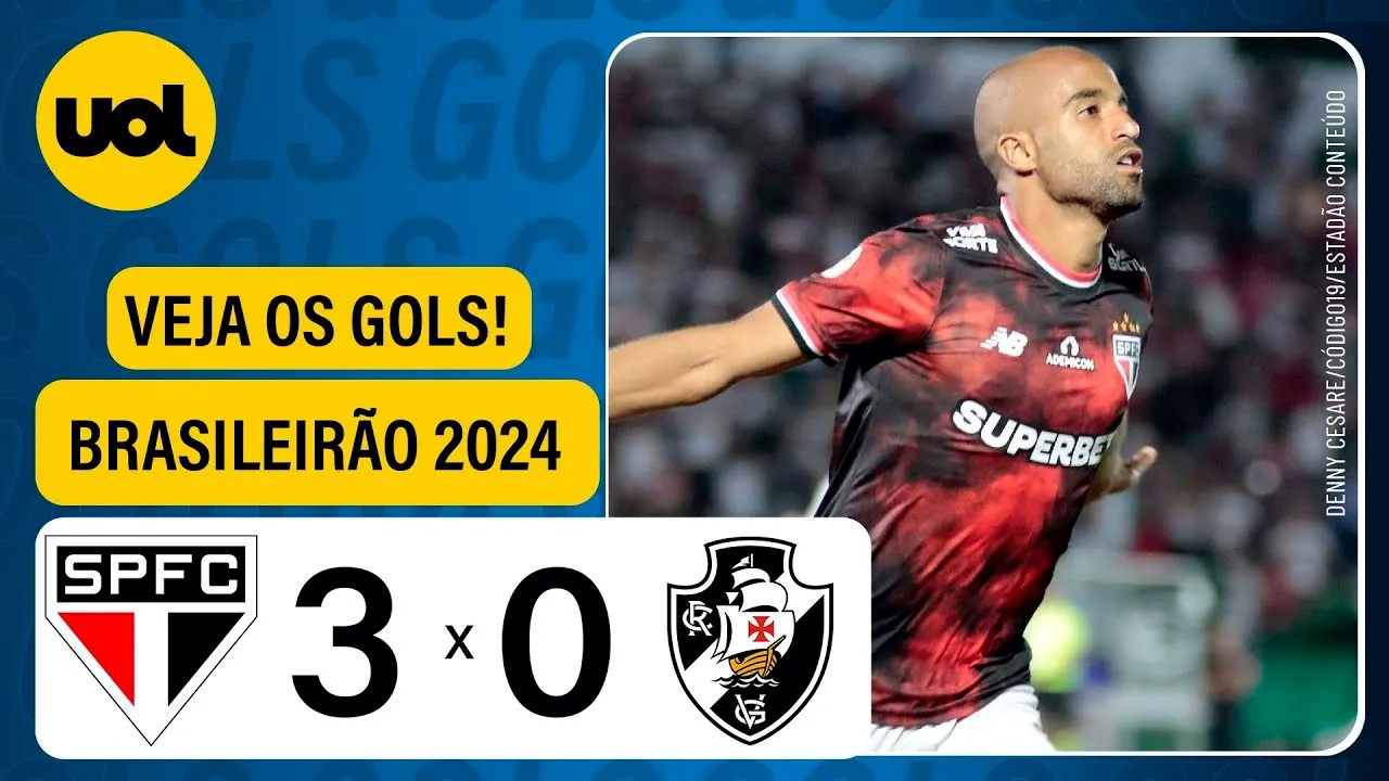 ไฮไลท์ฟุตบอล เซาเปาโล ถล่ม วาสโก ดา กาม่า 3-0 บราซิล ซีรี่ย์เอ 2024 ประจำวันที่ 17 ตุลาคม 2567