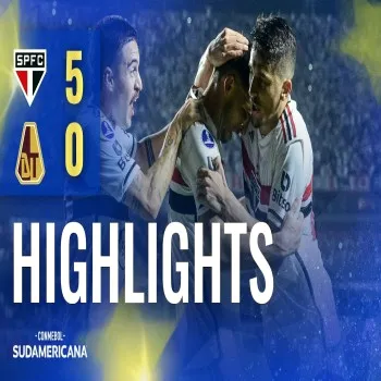 dooball69.com พาเจาะจังหวะเด็ด เซาเปาโลถล่มดิปอร์เทส โตลิม่า 5-0 ศึกโคปา ซูดาเมริกาน่า เกมนี้เด็ดไม่ไหว