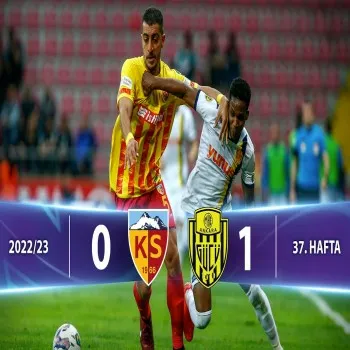 ไฮไลท์ฟุตบอลตุรกี ซุปเปอร์ลีก 2022/23 อันคารากูคู บุกชนะ เคย์เซริสปอร์ 1-0 เกมเดือดประตูชัยนาทีสำคัญ dooball69.com