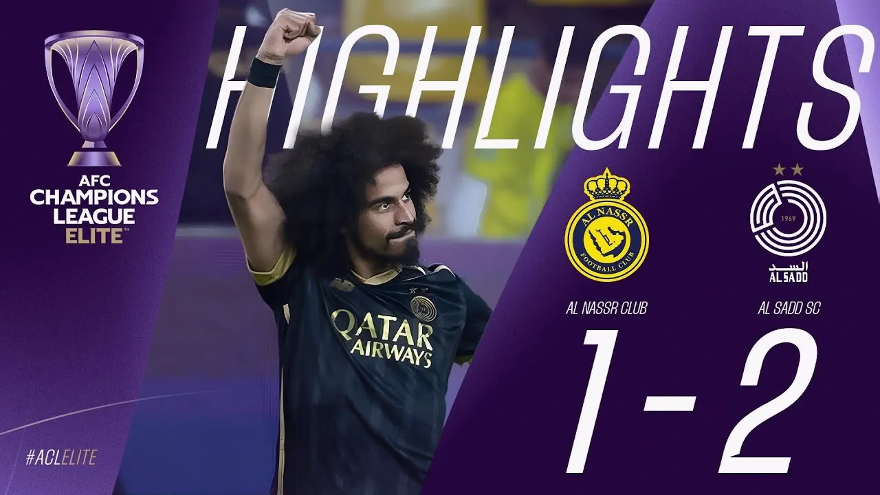 ไฮไลท์ฟุตบอล อัล นาสเซอร์ ซาอุ เสียท่า อัล ซาดด์ กาตาร์ 1-2 ศึกเอเอฟซี แชมเปี้ยนส์ ลีก อีลิท 2024 วันที่ 03/12/2567