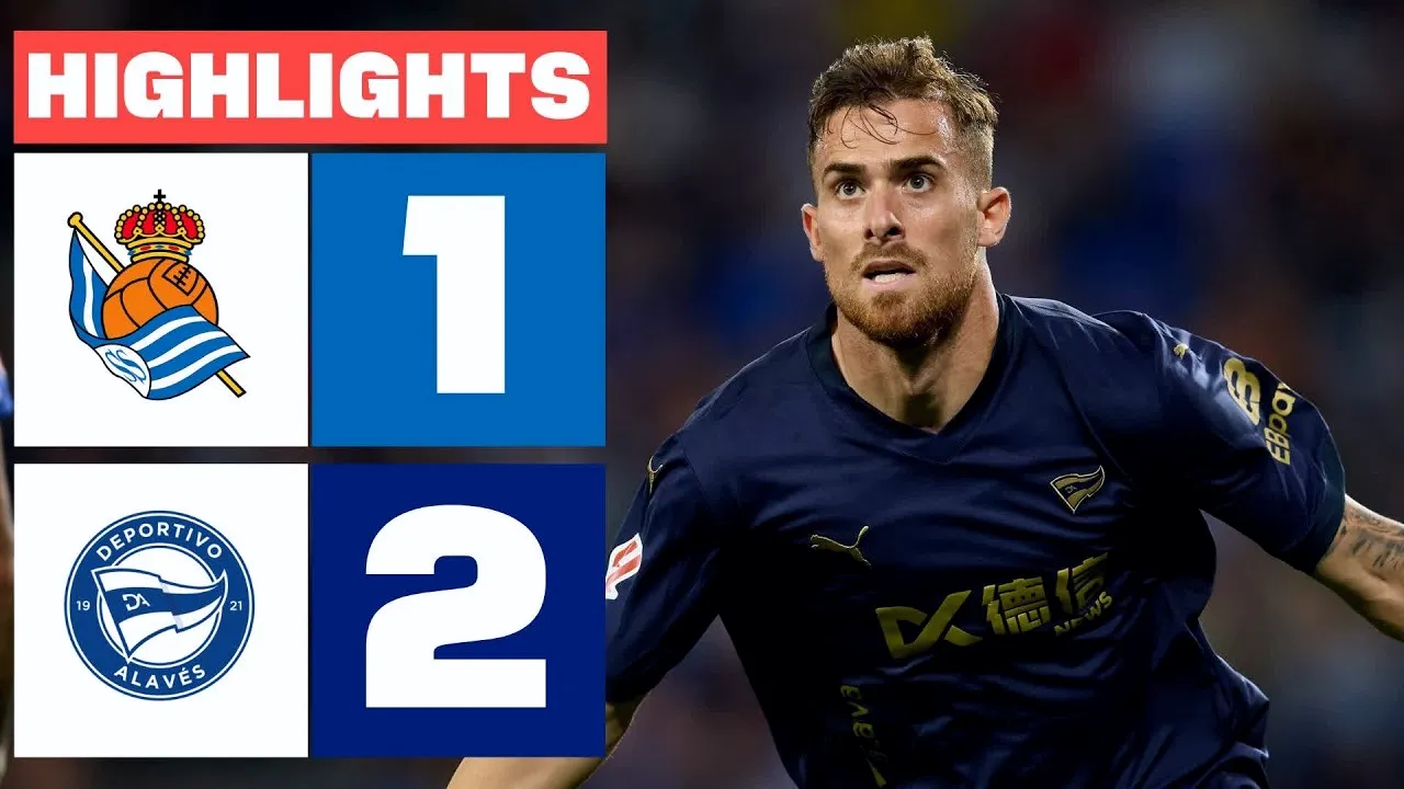 #ไฮไลท์ฟุตบอล ลาลีก้าสเปน 2024 วันที่ 29 สิงหาคม 2567 เรอัล โซเซียดาด พ่ายคาบ้าน 1-2 ให้กับ อลาเบส
