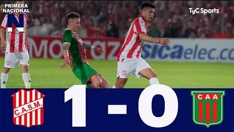 ซานมาร์ติน ทูคูมัน เชือด อโกรเปคัวริโอ 1-0 ศึกอาร์เจนติน่าดิวิชั่น2 ฤดูกาล2024/2567 17 กันยายน 2567 dooball69.com