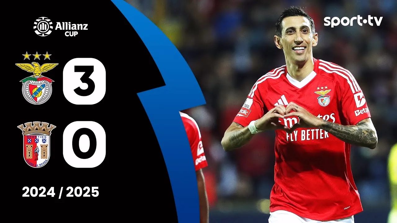 ดุเดือด! เบนฟิก้า ถล่ม สปอร์ติ้ง บราก้า 3-0 ศึกโปรตุเกสลีกคัพ รอบรองชนะเลิศ 09/01/2568