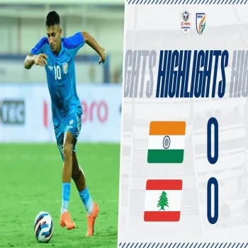 dooball69.com ขอเสนอไฮไลท์บอลกระชับมิตรทีมชาติ อินเดีย เจ๊า เลบานอน 0-0 สุดมันส์ไร้สกอร์