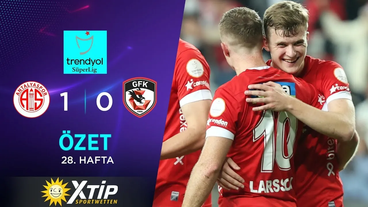 ไฮไลท์ฟุตบอลตุรกี ซุปเปอร์ลีก อันตัลยาสปอร์ เฉือน กาเซียนเท็ป 1-0 วันที่ 05/03/2567