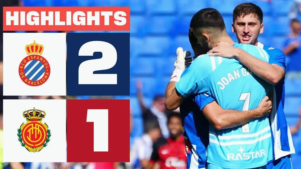 ไฮไลท์ฟุตบอล เอสปันญ่อล เฉือน มายอร์ก้า 2-1 ศึกลาลีก้า สเปน เมื่อวันที่ 6 ตุลาคม 2567