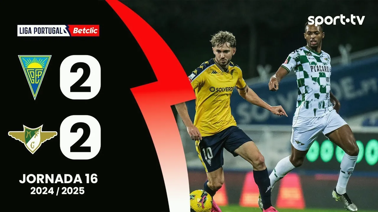 ไฮไลท์ฟุตบอล 29/12/2567 เอสโตริล 2-2 โมไรเรนเซ่ ศึกลีกา ซาเกรส โปรตุเกส 2024 เสมอกันสนุกในเกมลุ้นแต้ม