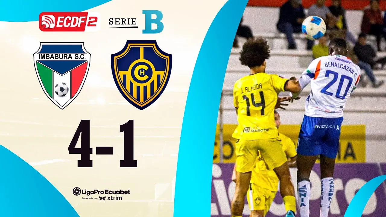4 มิถุนายน 2568 – ไฮไลท์บอลเดือด! Imbabura SC ถล่ม Chacaritas FC 4-1 ศึกลีก้าโปร เอกวาดอร์ ซีรี่ย์บี 04/06/2568