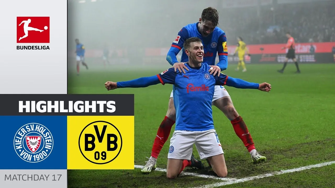15 ม.ค.68 ไฮไลท์ฟุตบอล โฮลสไตน์ คีล พลิกชนะ โบรุสเซีย ดอร์ทมุนด์ 4-2 ศึกบุนเดสลีก้า เยอรมัน ฤดูกาล 2025