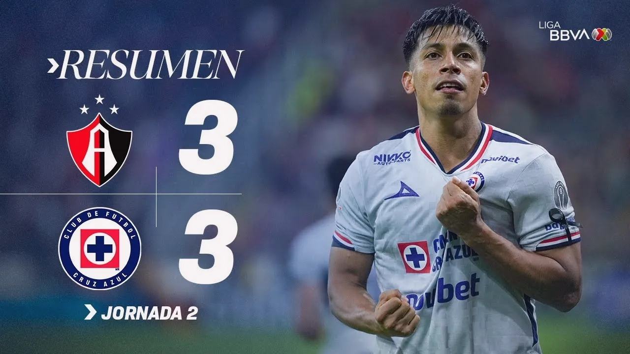 ไฮไลท์ฟุตบอล อัตลาส 3-3 ครูซ อาซูล ศึกเม็กซิโก พรีเมร่า ดิวิชั่น ฤดูกาล 2025 ประจำวันที่ 20 กรกฎาคม 2568 โดย dooball69.com