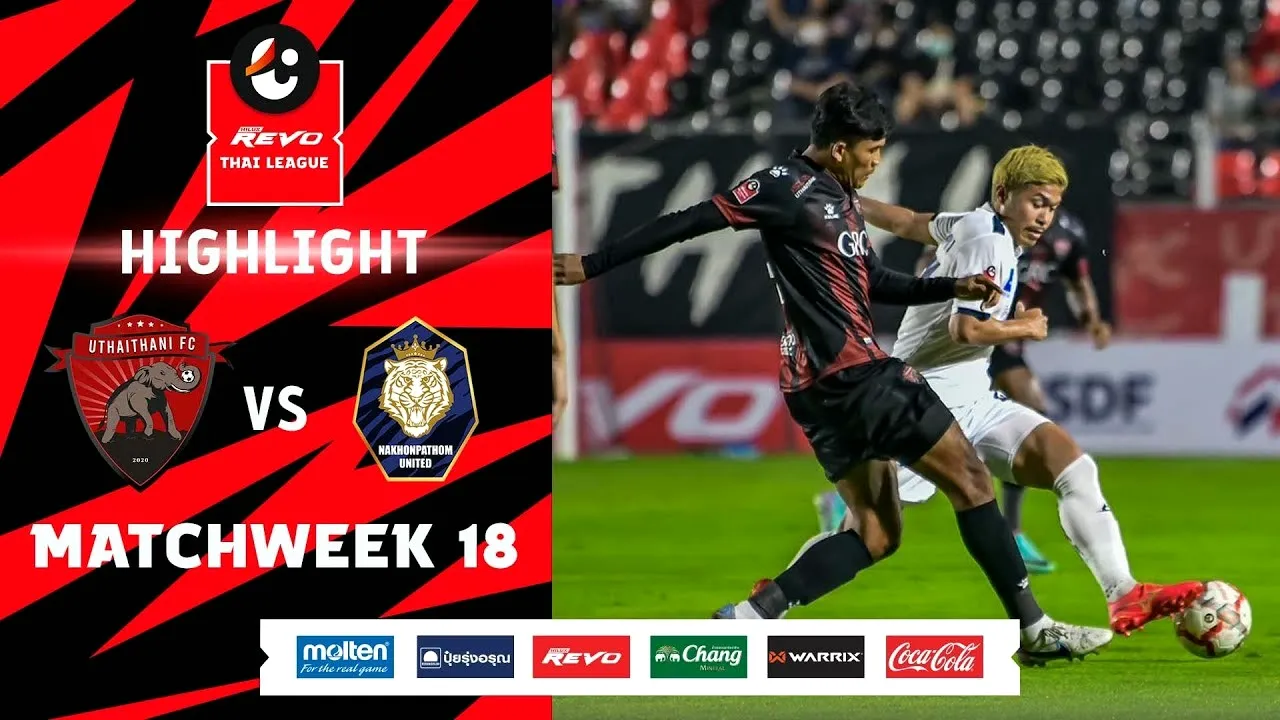 ไฮไลท์บอลไทยลีก อุทัยธานีเอฟซี เสมอ นครปฐมเอฟซี 1-1 วันที่ 19 กุมภาพันธ์ 2567 dooball69.com