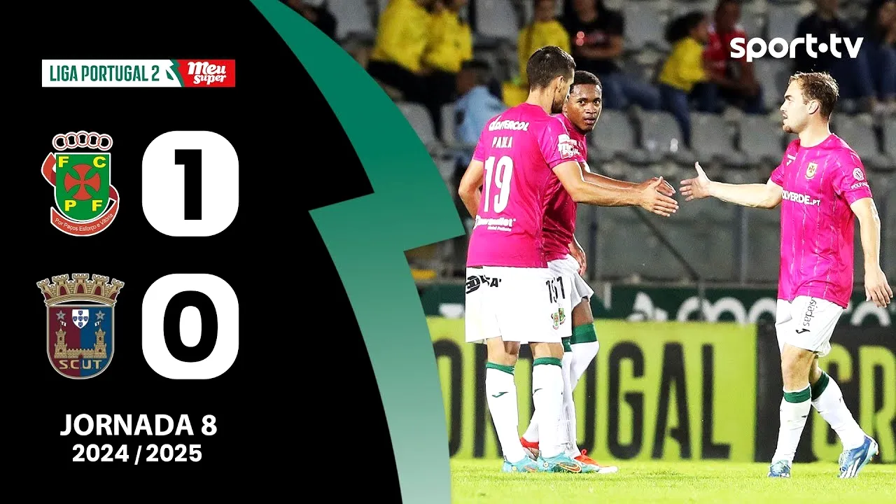 ไฮไลท์ฟุตบอล ปากอส เดอ เฟอร์ไรร่า เฉือนตอร์เรียนเซ่ 1-0 โปรตุเกส ดิวิชั่น2 ฤดูกาล 2024 วันที่ 14/10/2567