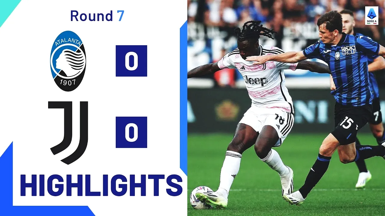ไฮไลท์ฟุตบอลศึกกัลโช่เซเรียอาอิตาลี 2023 อตาลันต้า เปิดบ้านเจ๊ายูเวนตุส 0-0 เมื่อ 2 ตุลาคม 2566 บน dooball69.com