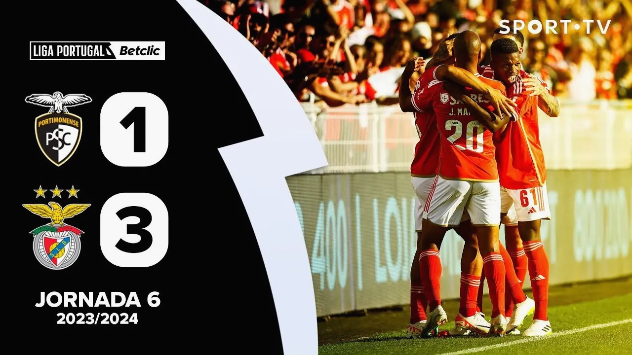 ไฮไลท์ฟุตบอล ปอร์ติโมเนนเซ่ 1-3 เบนฟิก้า ลีกา ซาเกรส โปรตุเกส ฤดูกาล 2023/24 วันที่ 25 กันยายน 2566