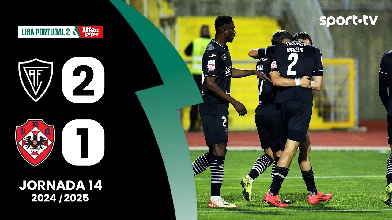 ไฮไลท์ฟุตบอล อคาเดมีโค วิสุ พลิกชนะ โอลิเวียร์เร็นเซ่ 2-1 ศึกโปรตุเกส ดิวิชั่น2 วันที่ 17 ธันวาคม 2567