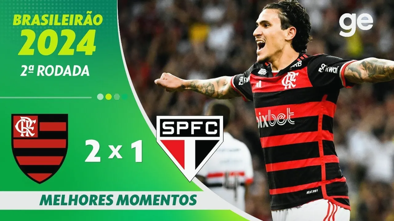 คลิปไฮไลท์ฟลาเมงโก้เฉือนเซาเปาโล 2-1 บราซิล เซเรียอา 2024 เมื่อ18เมษายน2567