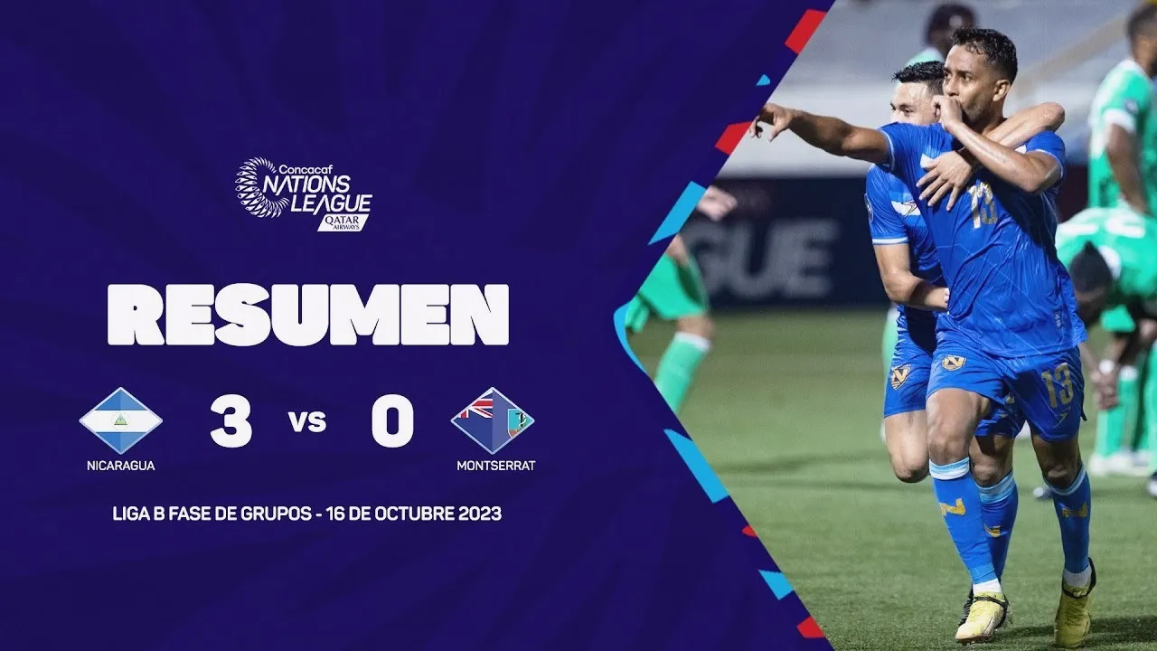 ไฮไลท์ฟุตบอลคอนคาเคฟ เนชั่นลีก 2023 นิการากัวถล่มมอนต์เซอร์รัต 3-0 วันที่ 17 ตุลาคม 2566