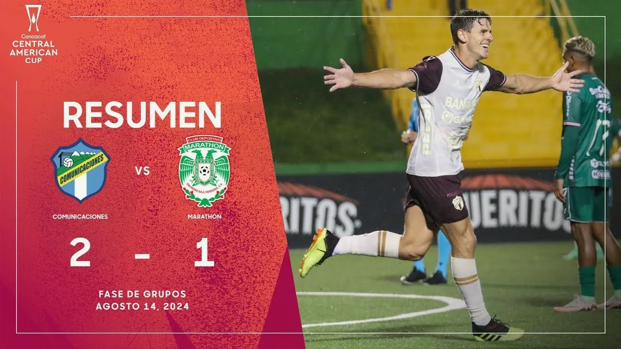 ไฮไลท์ฟุตบอล คลับ คอมมูนนิคาซิอองเนส ชนะ มาราธอน 2-1 ในศึกคอนคาเคฟ เซนทรัล อเมริกา คัพ 2024 วันที่ 15 สิงหาคม 2567 dooball69.com