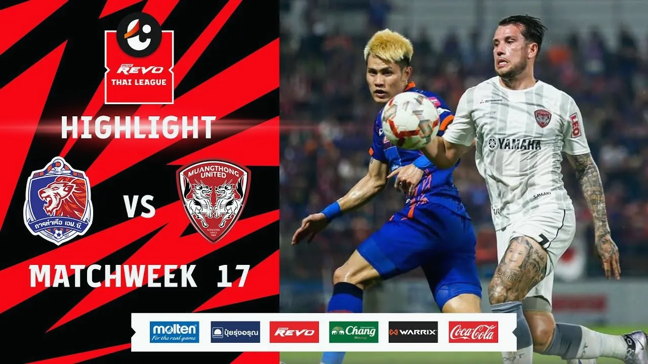 dooball69.com 15 กุมภาพันธ์ 2567 ไฮไลท์รีโว่ไทยลีก การท่าเรือ เอฟซี พลิกชนะสนุก เมืองทอง ยูไนเต็ด 4-3 ประตูเดือด 15/02/2567