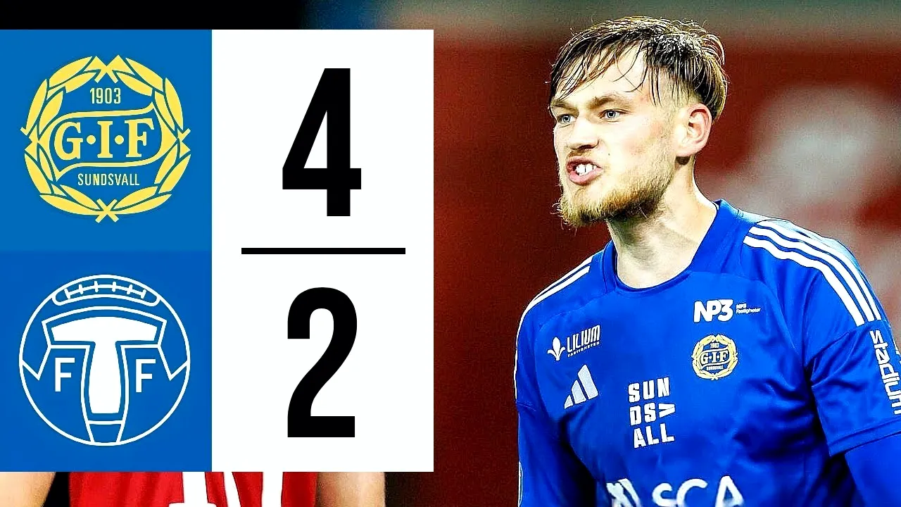 ไฮไลท์ฟุตบอล ซันด์สวาลล์เชือดเทรลเลบอร์ก 4-2 ศึกสวีเดน ซูเปอร์เร็ตเท่น 2025 วันที่ 24 มิถุนายน 2568