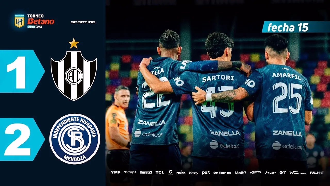 ไฮไลท์บอล Argentina Premier Division 2025 เซนทรัล คอร์โดบ้า พ่ายคาบ้าน 1-2 อินดิเพนเดนเต้ ลิวาดาเวีย วันที่ 29 เมษายน 2568
