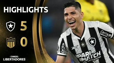 ไฮไลท์ฟุตบอล โบตาโฟโก้ อาร์เจ ถล่มแซ่บ ซีเอ เพนาโรล 5-0 ศึกโคปา ลิเบอตาดอเรส 2024 ประจำวันที่ 24/10/2567
