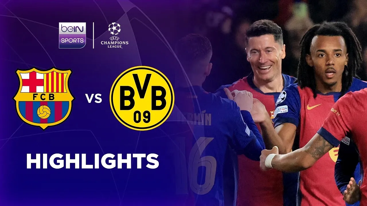 ไฮไลท์บอล บาร์เซโลน่าถล่มโบรุสเซียดอร์ทมุนด์ 4-0 ยูฟ่าแชมเปี้ยนส์ลีกรอบ8ทีมแรก 10/04/2568