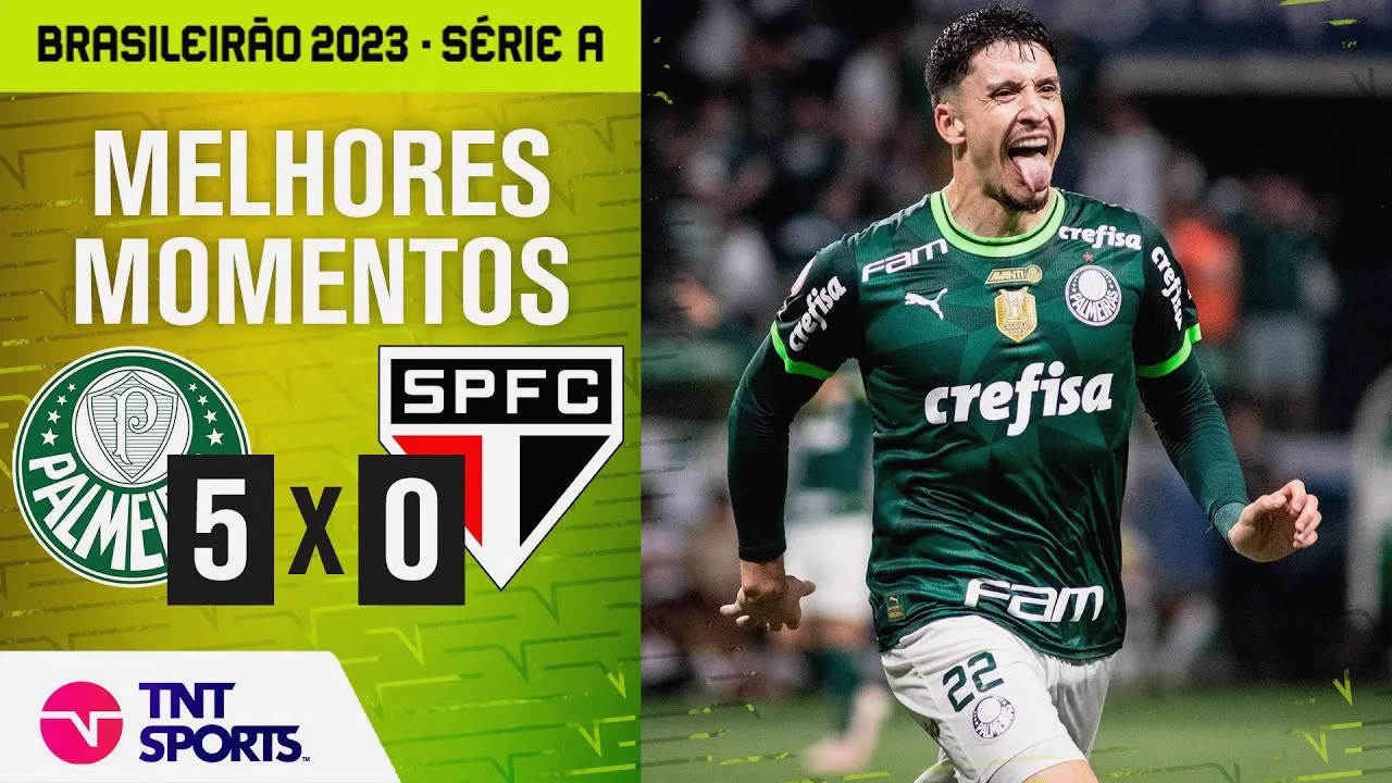 ไฮไลท์ฟุตบอล บราซิล ซีรี่ย์เอ 2023 พัลไมรัส ถล่ม เซาเปาโล 5-0 วันที่ 26 ตุลาคม 2566