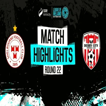 เชลบอร์นเปิดบ้านเจ๊าเดอร์รี่ ซิตี้ 1-1 ศึกไอร์แลนด์ พรีเมียร์ลีก 2023 ดุเดือดครบรส
