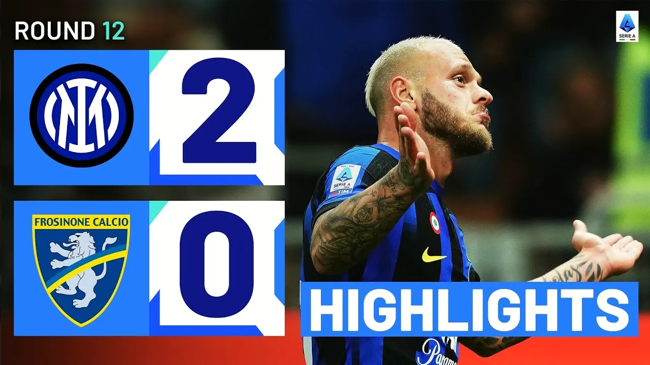 ดูไฮไลท์ฟุตบอล อินเตอร์ มิลาน 2-0 โฟรซิโนเน่ กัลโช่ เซเรียอา อิตาลี 2023 วันที่ 13/11/2566 ณ dooball69.com