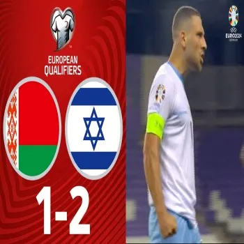 dooball69.com ไฮไลท์ฟุตบอล ยูโร 2024 รอบคัดเลือก อิสราเอลบุกชนะเบลารุส 2-1 เกมพลิกเข้มข้นสุดมันส์