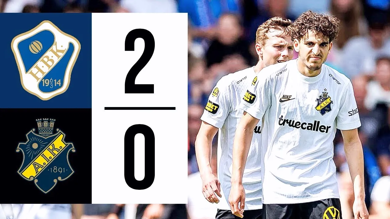 ไฮไลท์ฟุตบอล ฮาล์มสตัด เฉือนชนะ เอไอเค โซลน่า 2-0 ในศึกสวีเดน ออลสเวนส์คาน ฤดูกาล 2025 เมื่อวันที่ 7 กรกฎาคม 2568 ระเบิดฟอร์มเกมรุกซัดสองเม็ดประตูชัยที่เด็ดขาด!