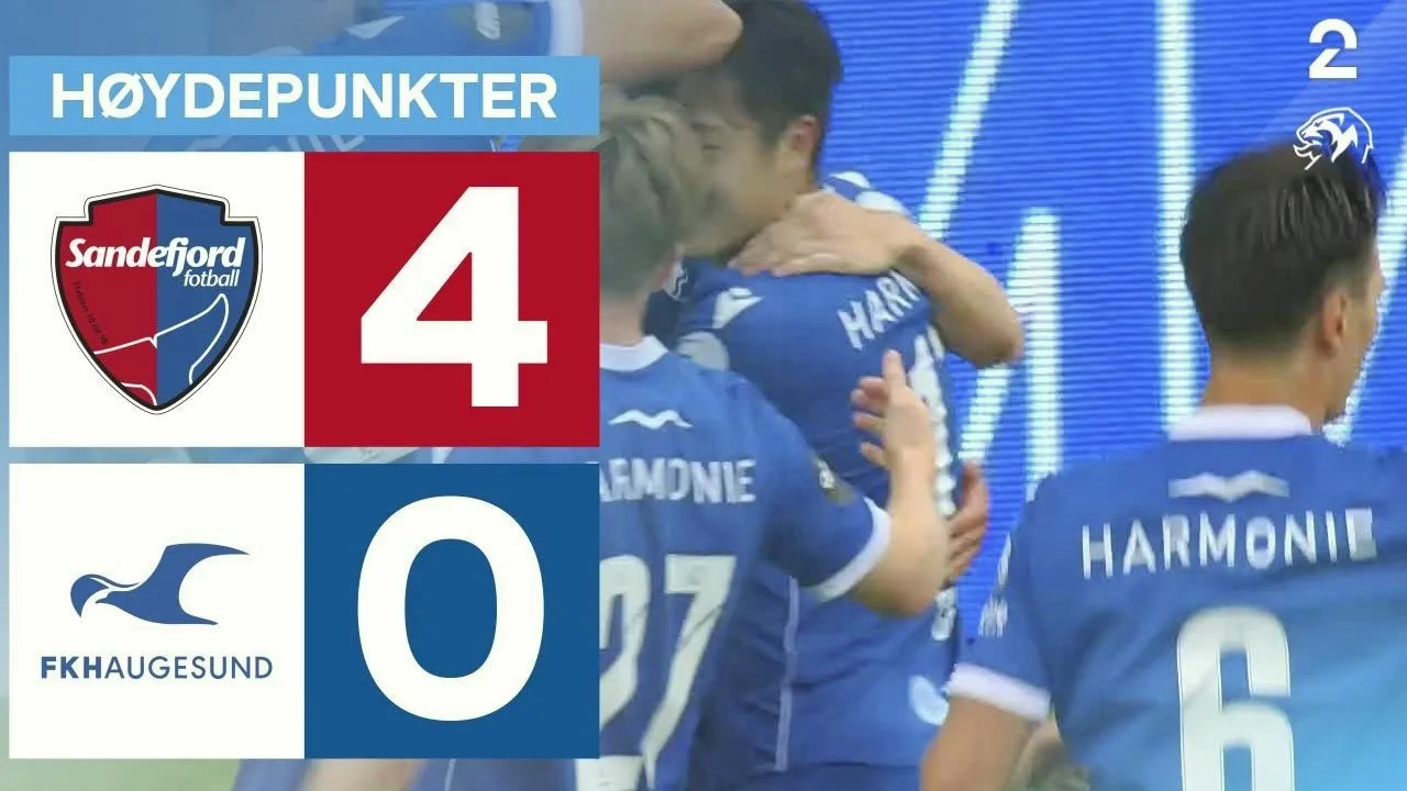 23/06/2568 ไฮไลท์ฟุตบอลนอร์เวย์ ทิปเปลีเก้น ซานเดฟยอร์ด ถล่ม เฮาเกซุนด์ 4-0 ตามชมคลิปเต็มนี้ที่ dooball69.com