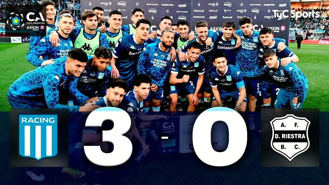 ดวลเดือดไม่พลาด ราซิ่ง คลับ ทุบ เดปอร์ติโบ ริเอสตร้า ขาดลอย 3-0 ศึกโคปา อาร์เจนติน่า คัพ 2025 04/08/2568