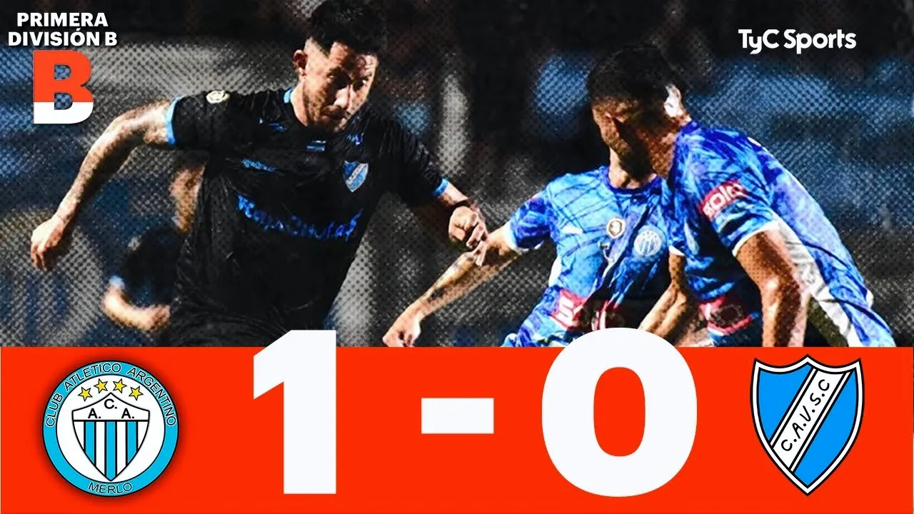 ไฮไลท์ฟุตบอล อาร์เจนติโน่ เดอ เมร์โล ชนะ วิลล่า ซาน คาร์ลอส 1-0 ในเกมลีก อาร์เจนติน่า พรีเมร่า ดิวิชั่น บี 19/03/2568