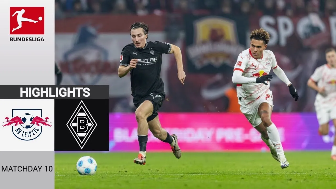 🔴 ไฮไลท์ฟุตบอล 10/11/2567 แอร์เบ ไลป์ซิก เสมอ มึนเช่นกลัดบัค 0-0 ในศึกบุนเดสลีก้า เยอรมัน