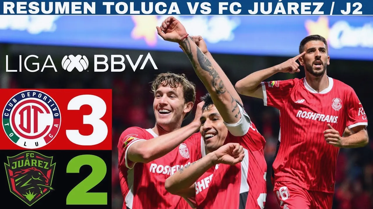 ไฮไลท์ฟุตบอลเม็กซิโก พรีเมร่า ดิวิชั่น 2024 โตลูก้า 3-2 เอฟซี ฮัวเรซ วันที่ 14 กรกฎาคม 2567