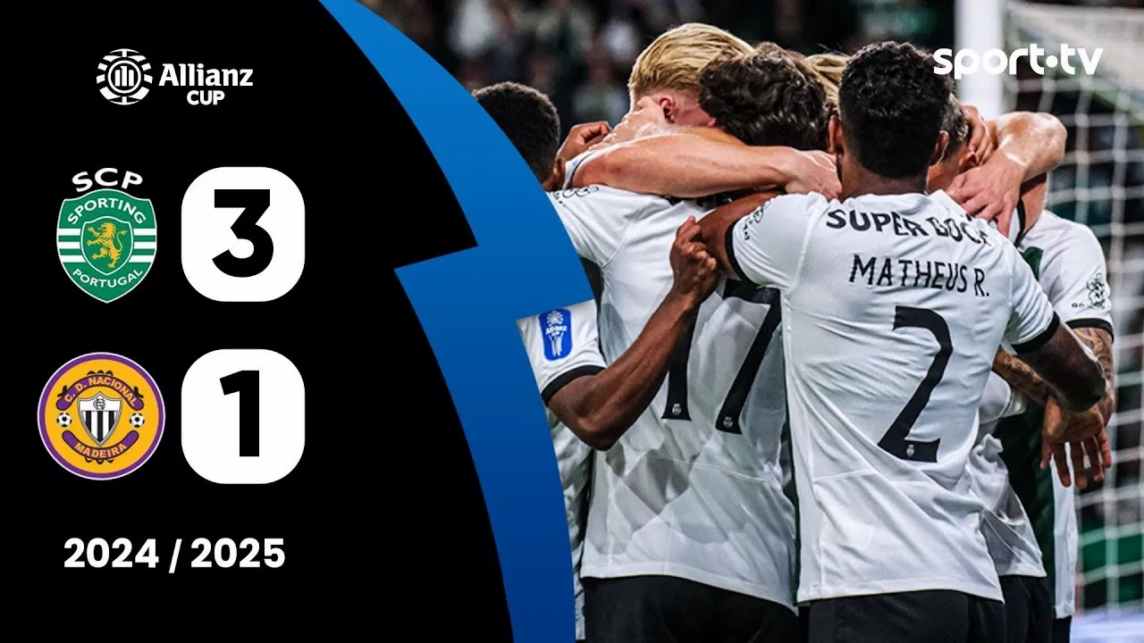 ไฮไลท์ฟุตบอลโปรตุเกส คัพ 30/10/2567 สปอร์ติ้ง ลิสบอน เชือด ซีดี นาซิอองนาล 3-1 เกมเดือดจบสวย