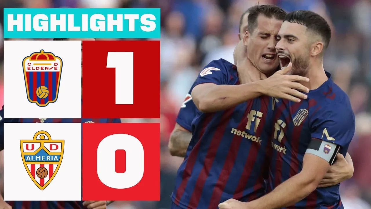 เปิดศึกชิงตำแหน่ง! ไฮไลท์ฟุตบอลเอลเดนเซ่เปิดบ้านเชือดอัลเมเรีย1-0 ศึกอเดลันเต้สเปน09/09/2567