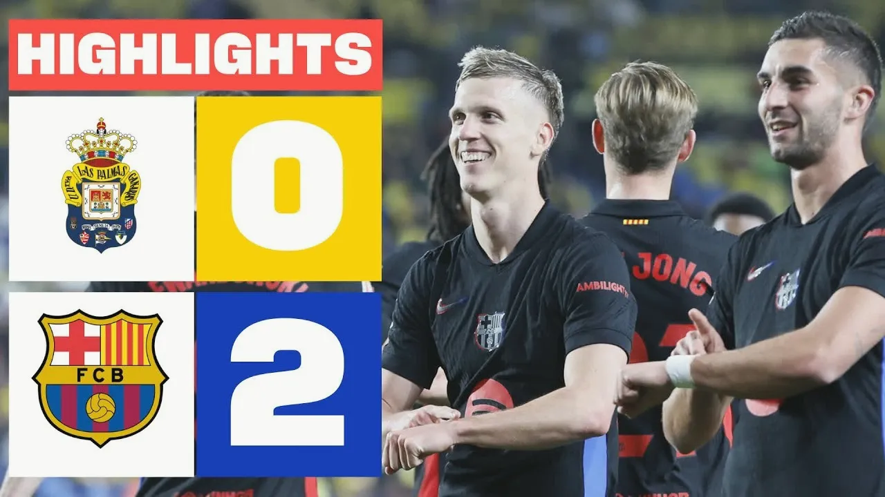 [dooball69.com] 23/02/2568 บาร์เซโลน่าบุกชนะลาส พัลมาส 2-0 คว้า 3 แต้มในศึกลาลีก้าสเปน