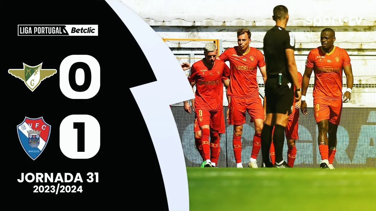 21/04/2567 ไฮไลท์บอลเดือด กิล วิเซนเต้ บุกเฉือน โมไรเรนเซ่ 1-0 ศึกลีกาซาเกรสโปรตุเกส