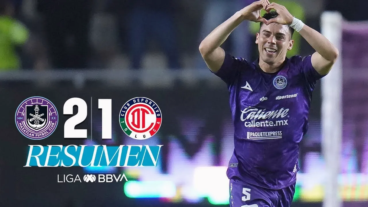 ไฮไลท์ฟุตบอล มาซัตลาน เอฟซี ชนะ โตลูก้า 2-1 ลีกเม็กซิโก พรีเมร่า ดิวิชั่น 2025 วันที่ 25 มกราคม 2568