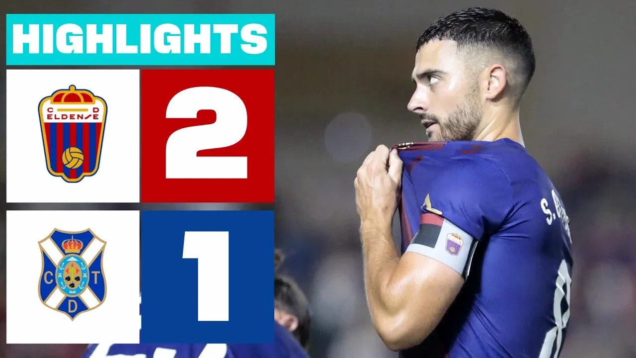 ไฮไลท์ฟุตบอลเอลเดนเซ่พลิกชนะเตเนริเฟ่ 2-1 ศึกอเดลันเต้สเปน ฤดูกาล2024 ประจำวันที่ 20/08/2567