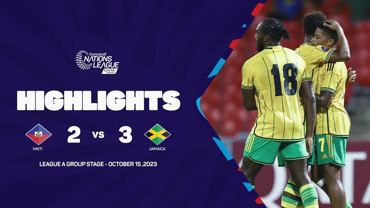 ไฮไลท์ฟุตบอล เฮติ 2-3 จาเมกา ศึกคอนคาเคฟ เนชั่นลีก 2023 ประจำวันที่ 16 ตุลาคม 2566