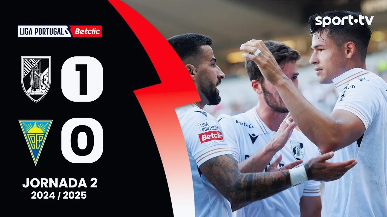 ไฮไลท์ วิตอเรีย กิมาไรส์ เฉือน เอสโตริล 1-0 ลีกาซาเกรส โปรตุเกส วันที่ 19 สิงหาคม 2567 ขอบคุณแฟนบอลทุกท่านจาก dooball69.com