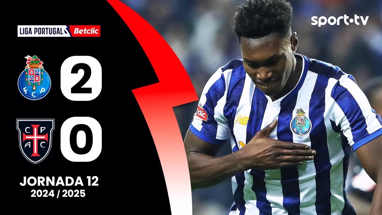 ไฮไลท์บอล เอฟซี ปอร์โต้ ชนะ คาซ่า เพีย เอซี 2-0 ศึกลีกา ซาเกรส โปรตุเกส 03/12/2567 dooball69.com